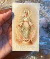 Blessed Mother Antique Catholic Prayer Cards // Antique Rose paintings ephemera// Sticker Sheet // Prayer journaling PDF Download