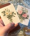 Blessed Mother Antique Catholic Prayer Cards // Antique Rose paintings ephemera// Sticker Sheet // Prayer journaling PDF Download
