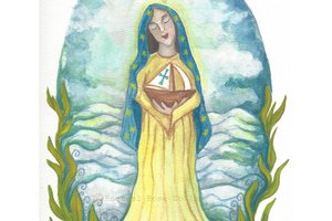 Stella Maris Our Lady Star of The Sea Print 5x7"