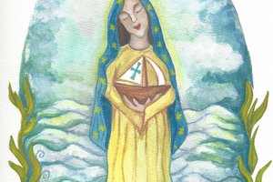 Stella Maris Our Lady Star of The Sea Print 5x7"