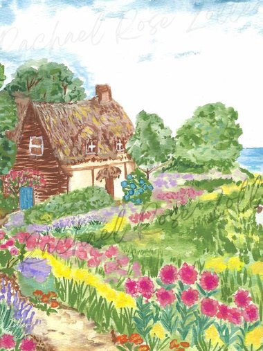 Shepherd's Cottage 8x10" Print